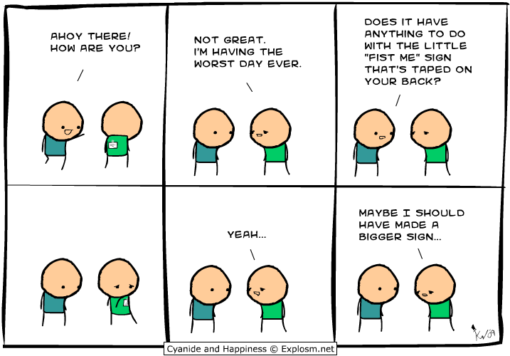 Cyanide & Happiness 14.1.2009