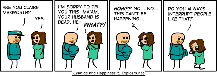 Cyanide & Happiness 15.3.2009