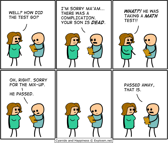 Cyanide & Happiness 18.4.2009