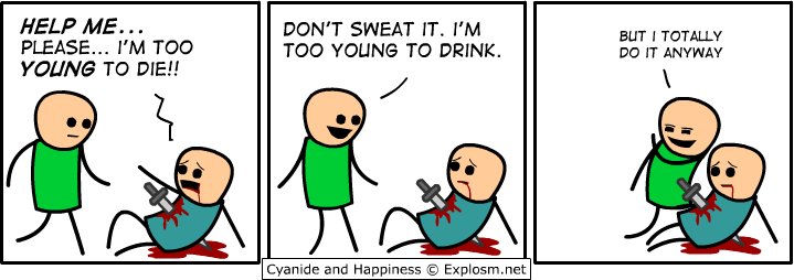 Cyanide & Happiness 23.10.2009