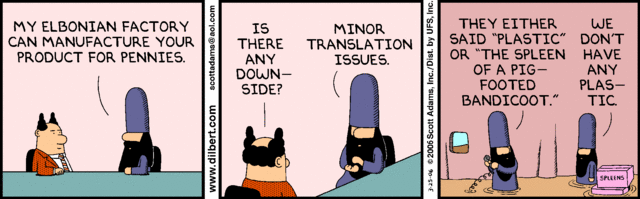 Dilbert 25.3.2006