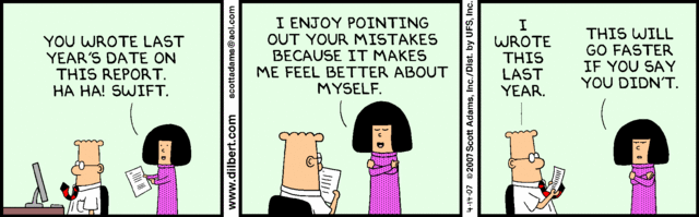 Dilbert 14.4.2007