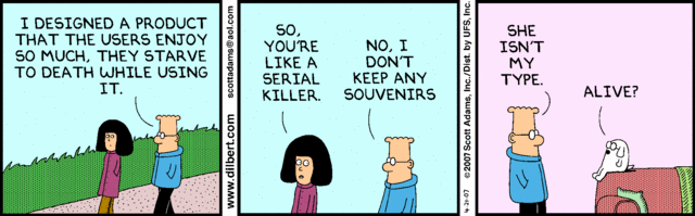 Dilbert 21.4.2007