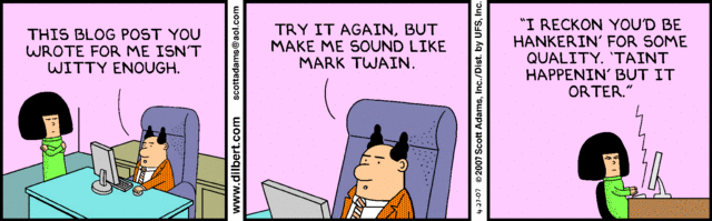 Dilbert 27.4.2007