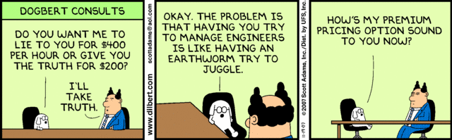 Dilbert 19.11.2007