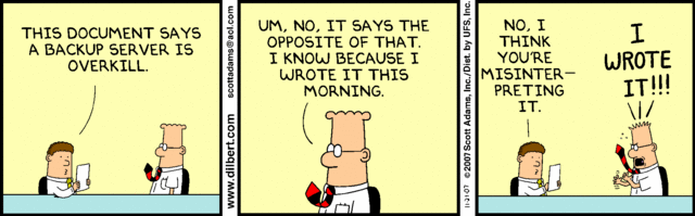 Dilbert 21.11.2007