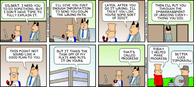 Dilbert 25.11.2007