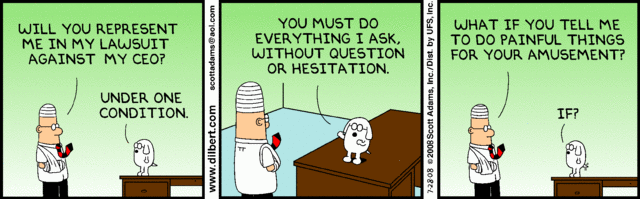 Dilbert 28.7.2008