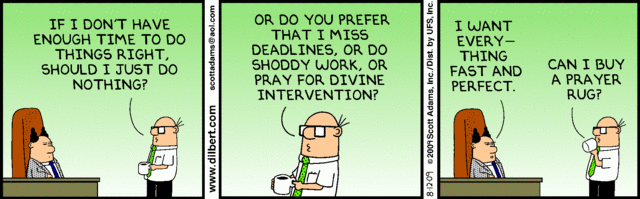 Dilbert 12.8.2009