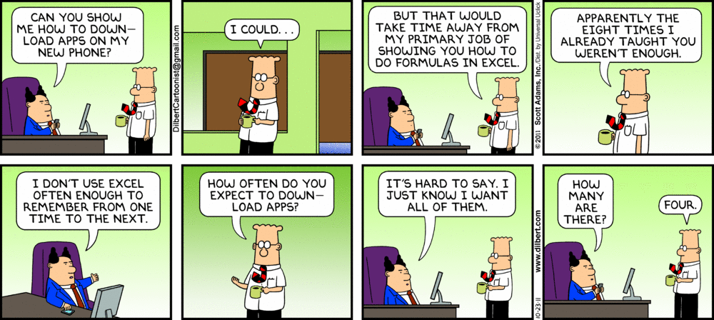 Dilbert 23.10.2011