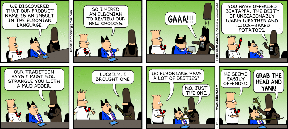 Dilbert 19.1.2014