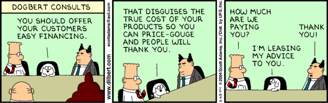 Dilbert 28.2.2004