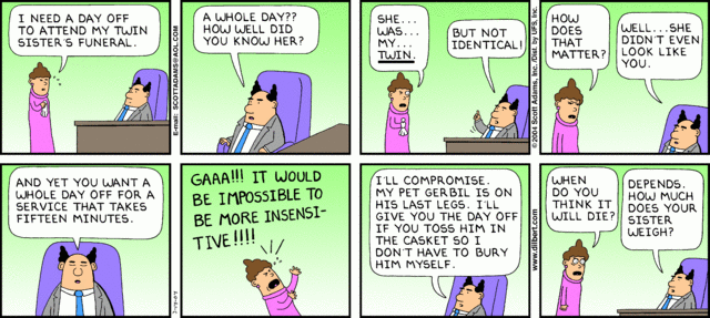 Dilbert 14.3.2004