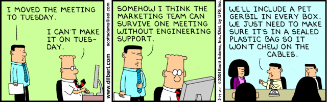 Dilbert 19.3.2004