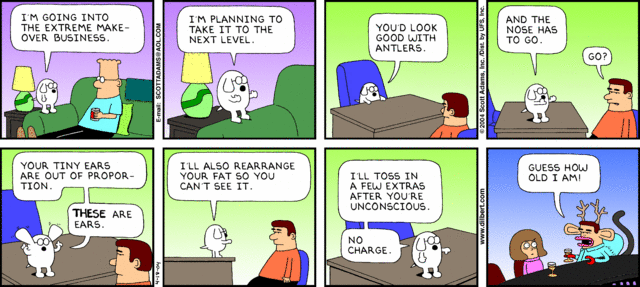 Dilbert 18.4.2004