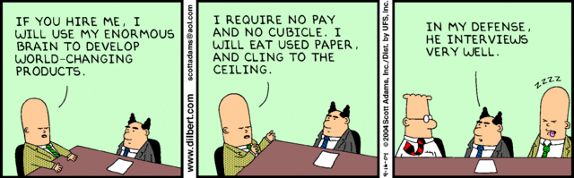 Dilbert 16.9.2004