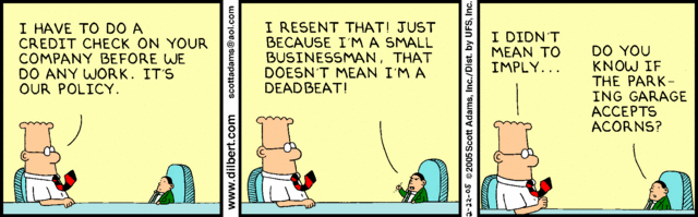 Dilbert 22.2.2005