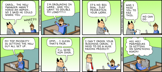 Dilbert 27.3.2005