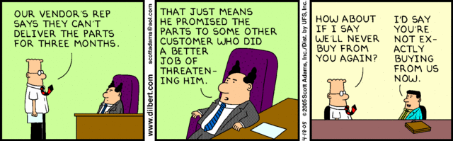 Dilbert 18.4.2005