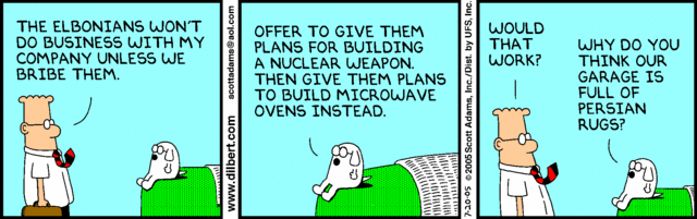 Dilbert 20.7.2005