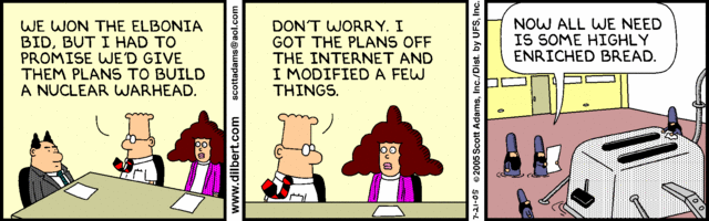 Dilbert 21.7.2005