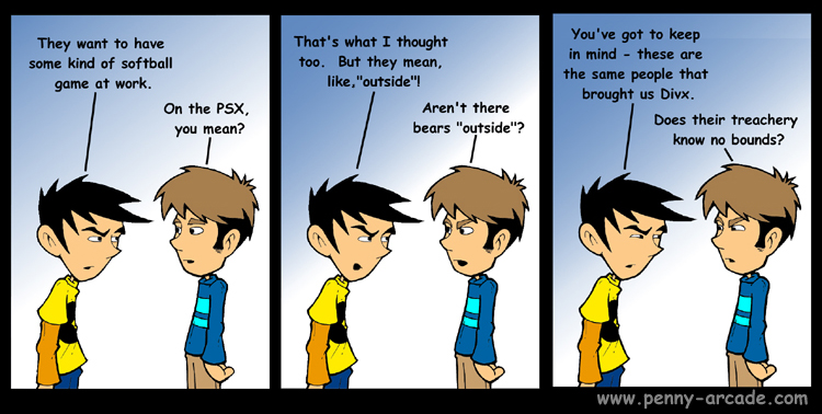 Penny Arcade 24.9.1999