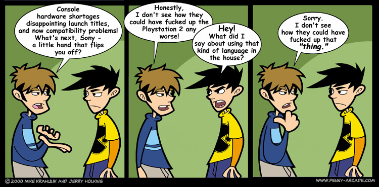 Penny Arcade 15.12.2000