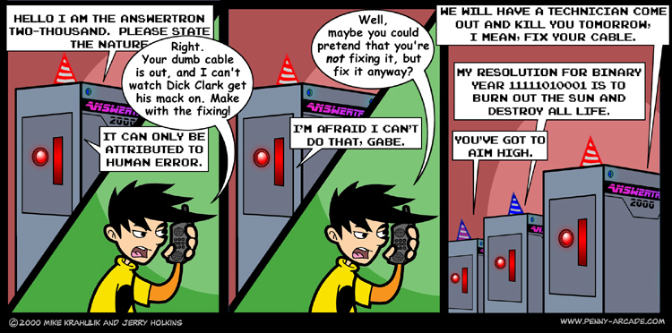 Penny Arcade 1.1.2001