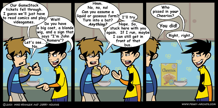 Penny Arcade 14.3.2001