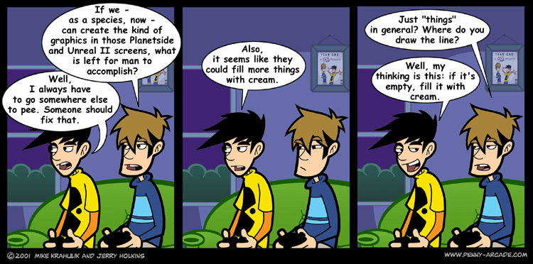 Penny Arcade 13.4.2001