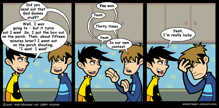 Penny Arcade 27.4.2001