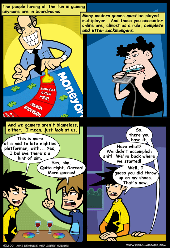 Penny Arcade 11.6.2001