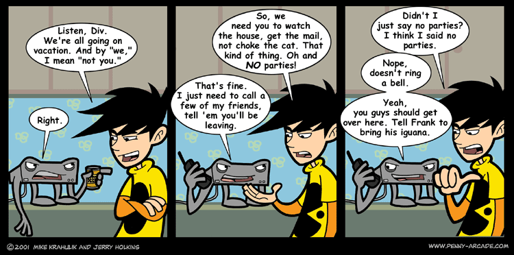 Penny Arcade 2.7.2001