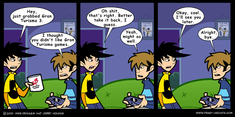 Penny Arcade 13.7.2001