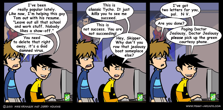 Penny Arcade 25.7.2001