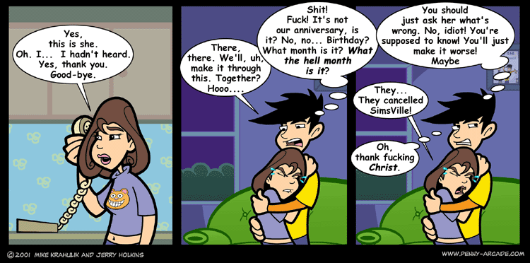 Penny Arcade 26.9.2001