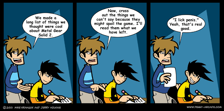 Penny Arcade 16.11.2001