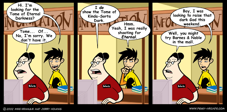 Penny Arcade 28.6.2002