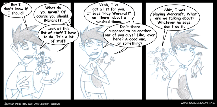 Penny Arcade 15.7.2002