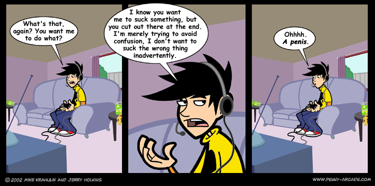 Penny Arcade 30.8.2002