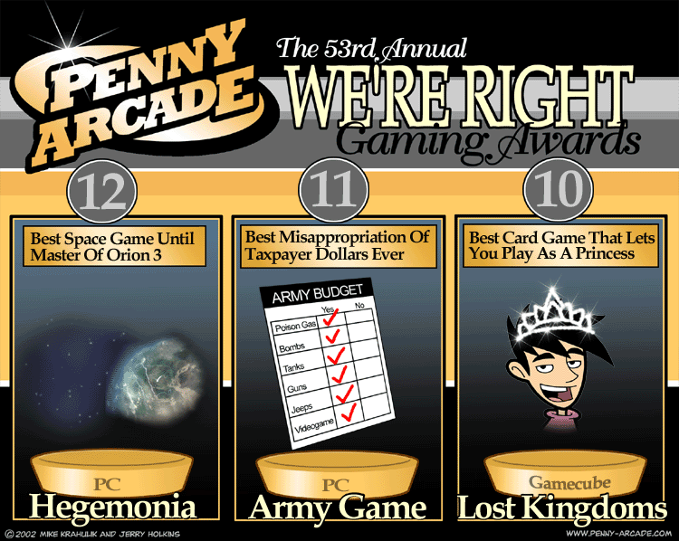 Penny Arcade 23.12.2002