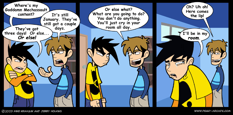 Penny Arcade 29.1.2003