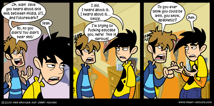 Penny Arcade 2.6.2003