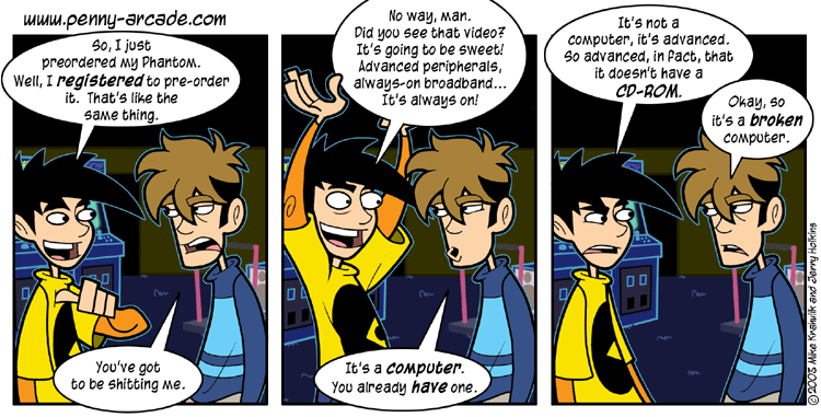 Penny Arcade 20.8.2003