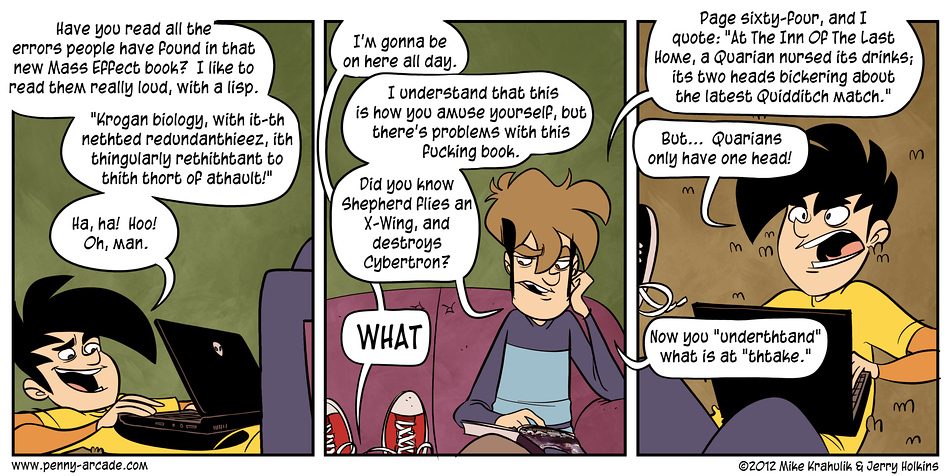 Penny Arcade 3.2.2012