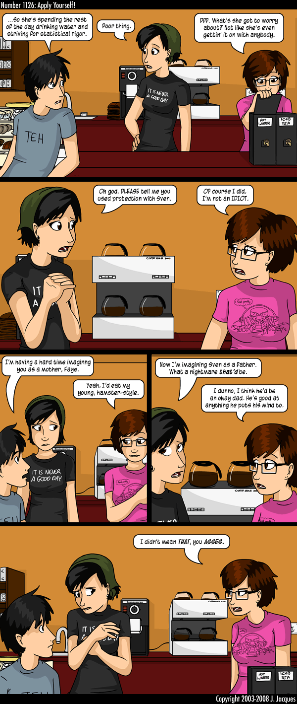 Questionable Content 22.4.2008