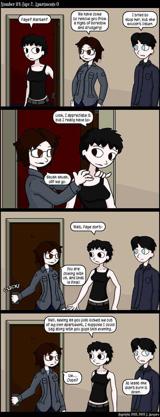 Questionable Content 16.4.2004