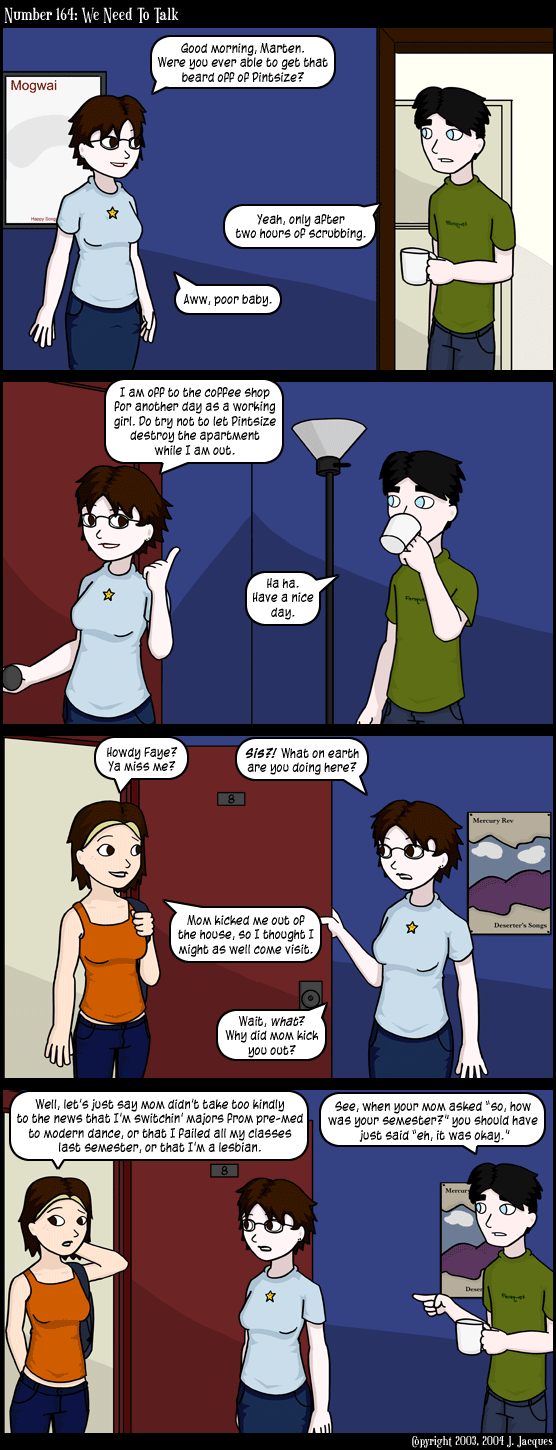 Questionable Content 2.8.2004