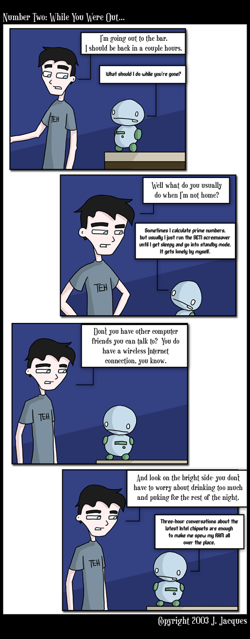 Questionable Content 30.1.2004