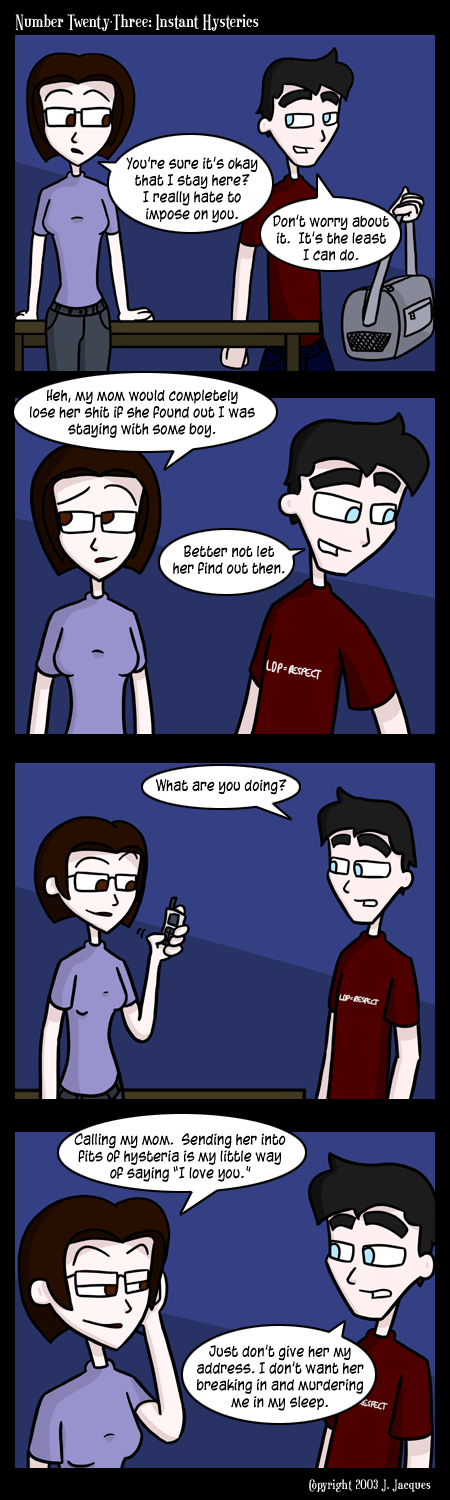 Questionable Content 30.1.2004